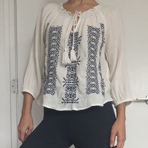 Melrose and market blouse